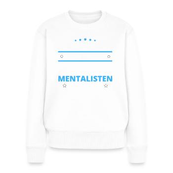 Mentalist Gift - Two Types of... Design - Women's Premium Organic Jumper - white - Front - Julia (174cm)
