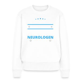 Neurologen Geschenk - zwei Arten von... Design - Frauen Premium Bio Pullover - Weiß - Vorne - Julia (174cm)