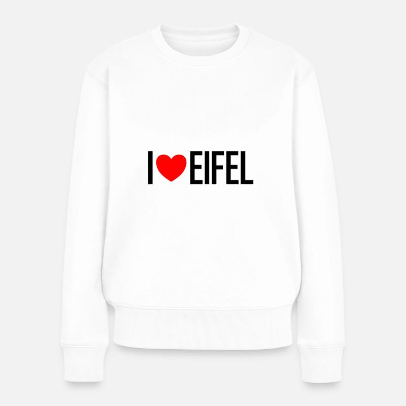 Eifel! - Frauen Premium Bio Pullover - Weiß