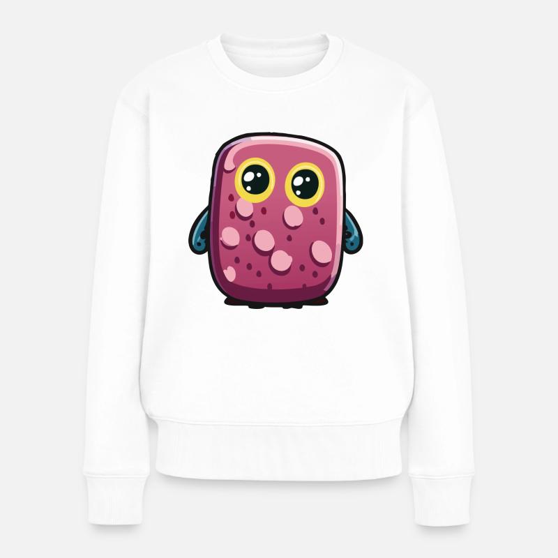Steve - Frauen Premium Bio Pullover - Weiß