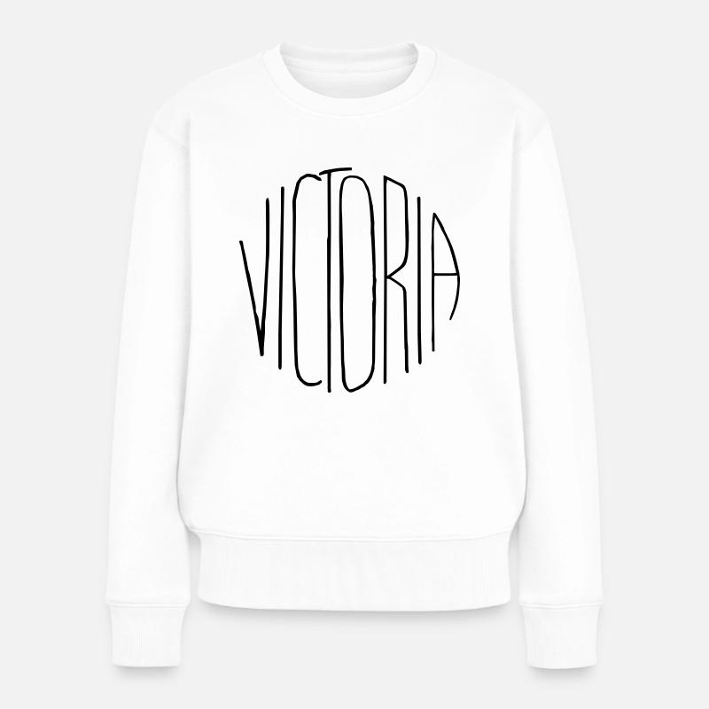 Victoria - Pull Premium bio Femme - blanc