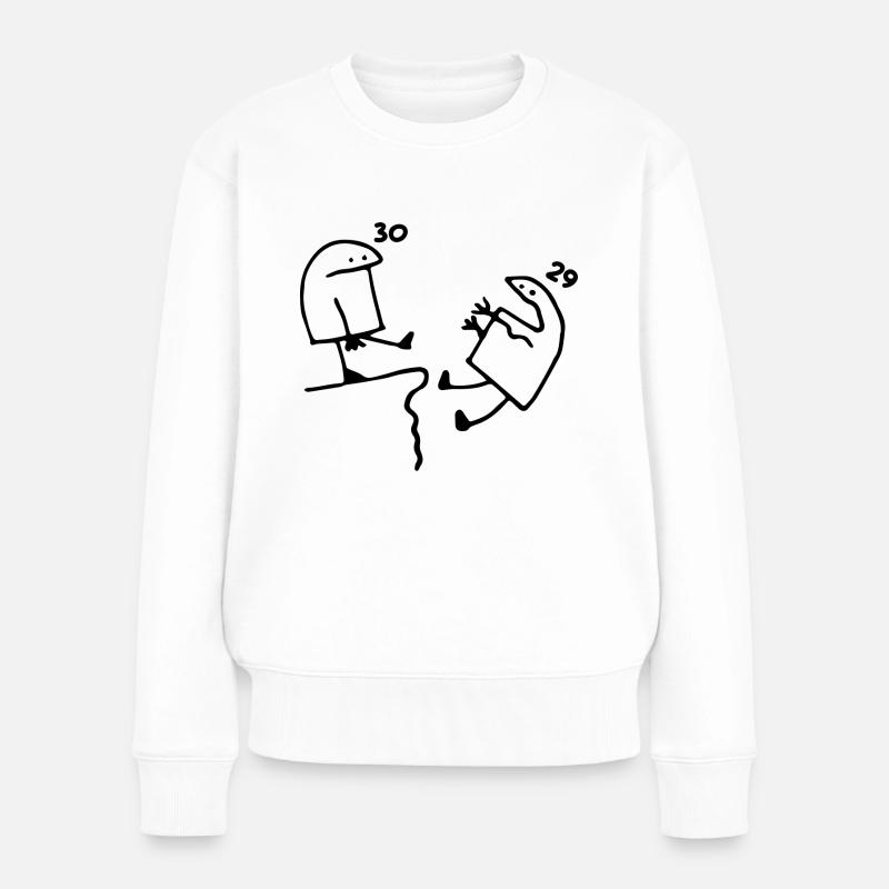 30 Jahre Geschenkidee Humor Geburtstag 30 Jahre - Frauen Premium Bio Pullover - Weiß