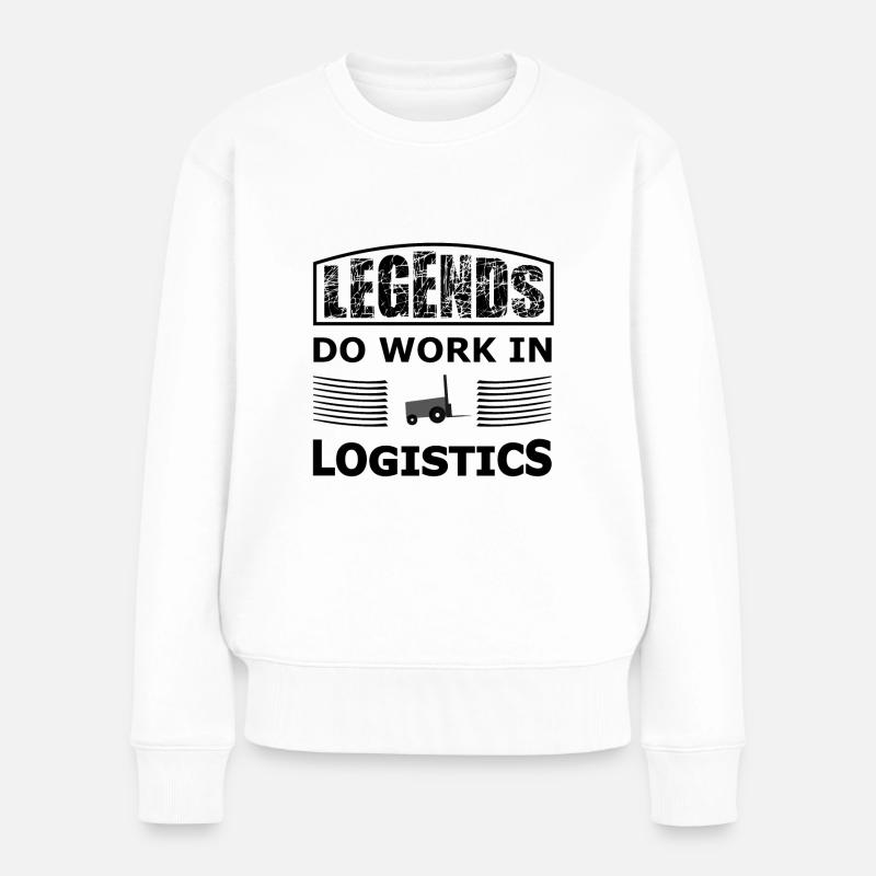 Légende de la logistique - Pull Premium bio Femme - blanc