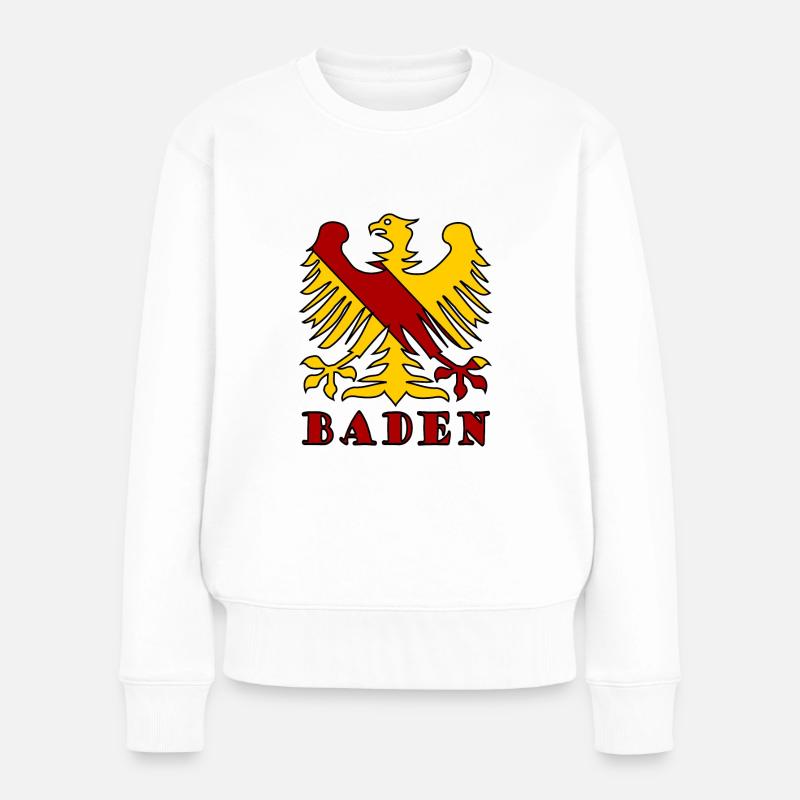 Die Badner im Süden - Frauen Premium Bio Pullover - Weiß