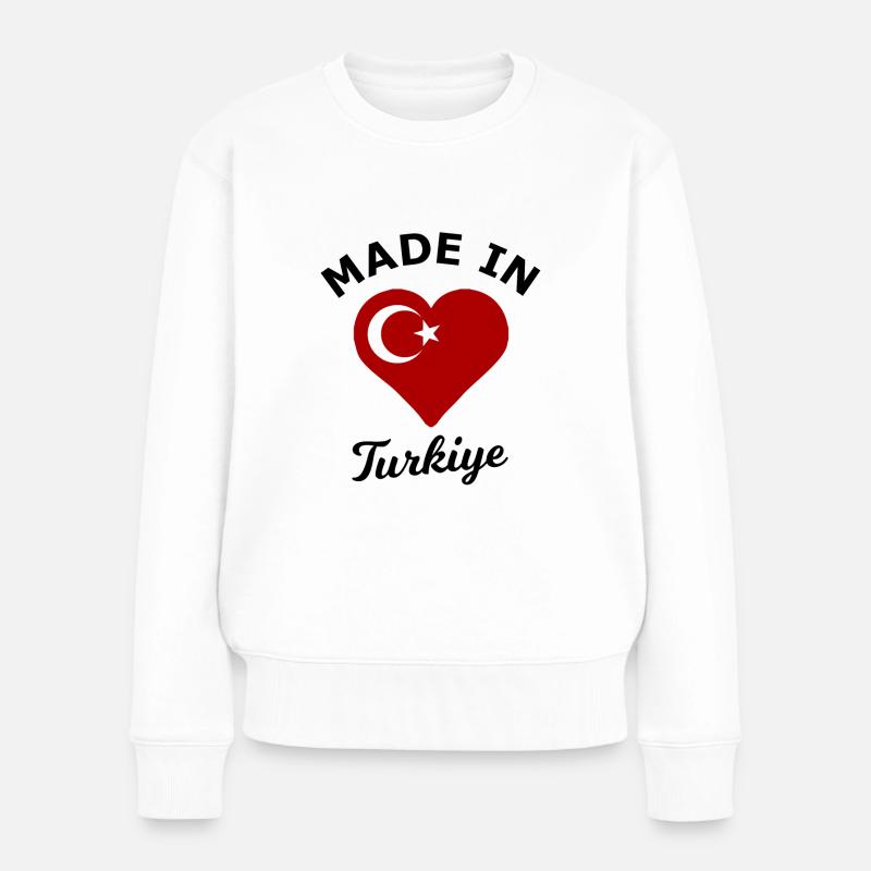 Chez soi en Turquie - Pull Premium bio Femme - blanc