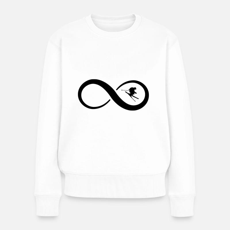 Infinity et Ski - - Pull Premium bio Femme - blanc