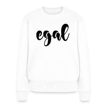 Egal - Frauen Premium Bio Pullover - Weiß - Vorne - Julia (174cm)