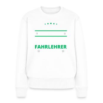 Driving Instructor Gift - Two Types of... Design - Women's Premium Organic Jumper - white - Front - Julia (174cm)