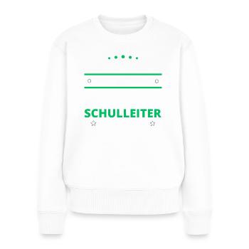 Schulleiter Geschenk - zwei Arten von... Design - Frauen Premium Bio Pullover - Weiß - Vorne - Julia (174cm)