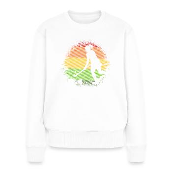 Hockey sur gazon - Pull Premium bio Femme - blanc - Devant - Julia (174cm)