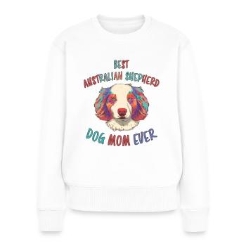 Berger australien Mama Fun Shepherd Dog Cadeau - Pull Premium bio Femme - blanc - Devant - Julia (174cm)