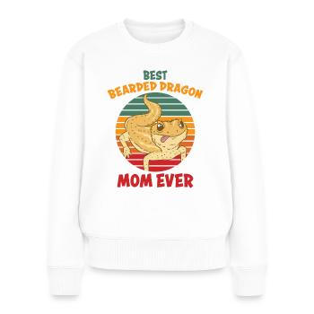 Dragons Barbus Reptiles Reptiles Cadeau - Pull Premium bio Femme - blanc - Devant - Julia (174cm)