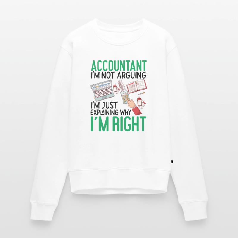 Comptable Comptable Comptable Pull Premium bio Femme