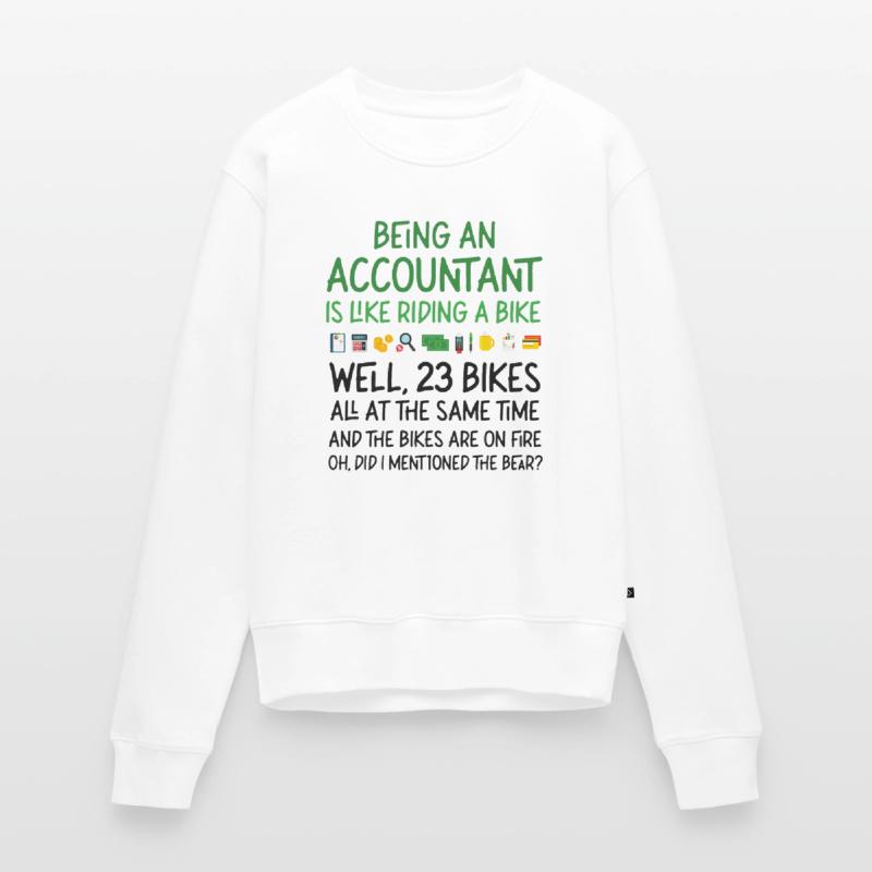 Comptable Comptable Comptable Pull Premium bio Femme