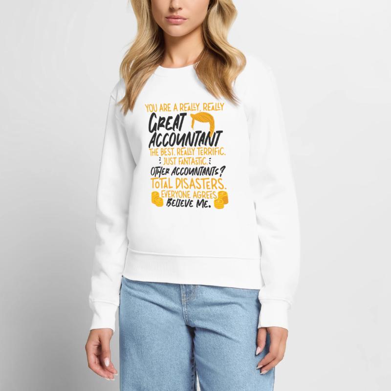 Comptable Comptable Comptable Pull Premium bio Femme