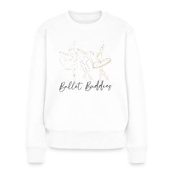 Ballet Dancer Dance Girl Ballerina - Frauen Premium Bio Pullover - Weiß - Vorne - Julia (174cm)