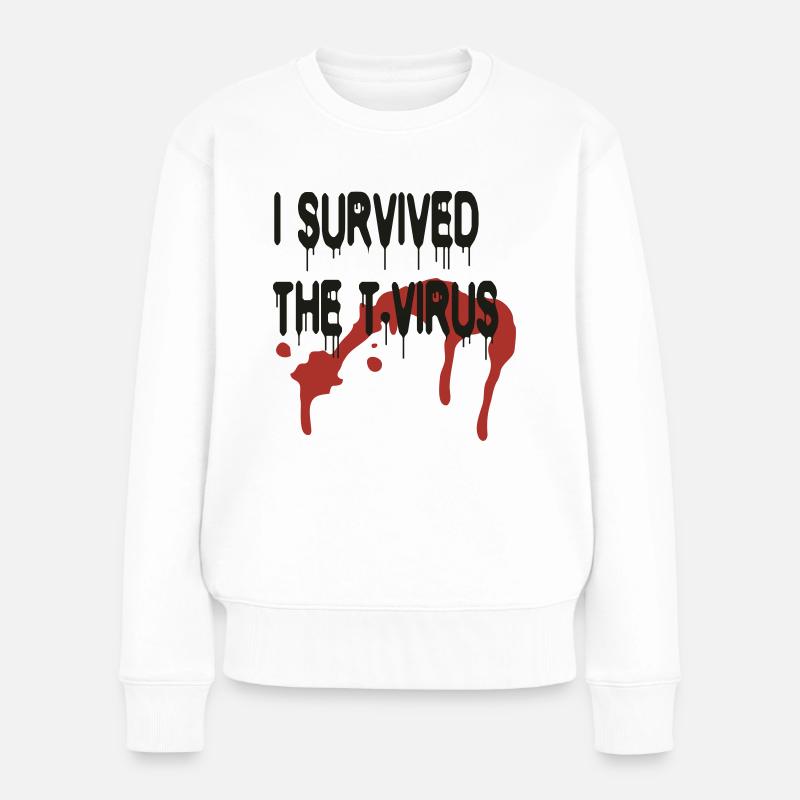 T-Virus - Frauen Premium Bio Pullover - Weiß