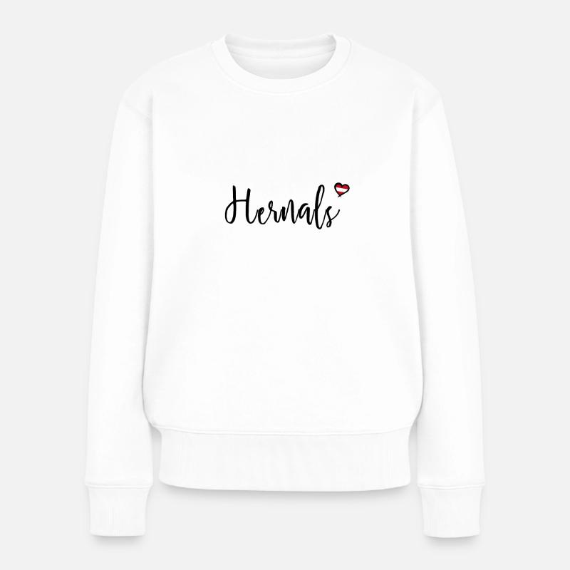 Wiener Bezirk Hernals Österreich - Frauen Premium Bio Pullover - Weiß