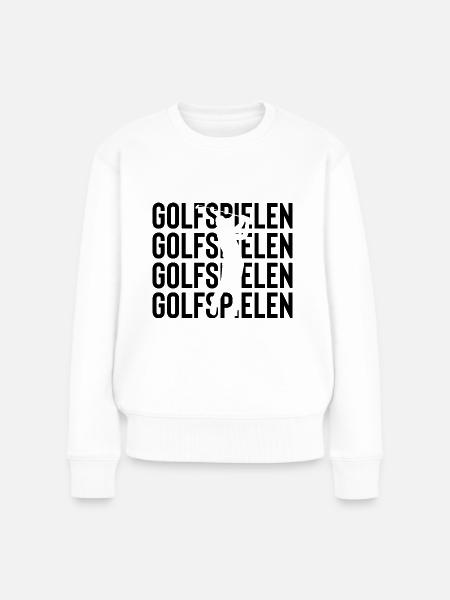Golfspiele - - Frauen Premium Bio Pullover - Weiß