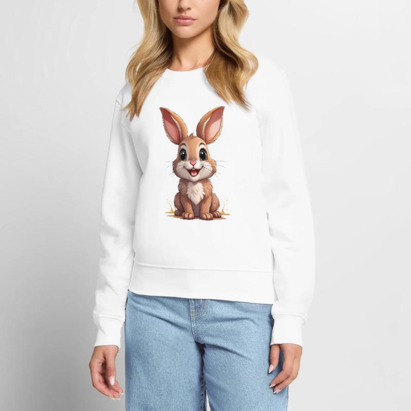 Rabbit or Easter Bunny Women's Premium Organic Jumper