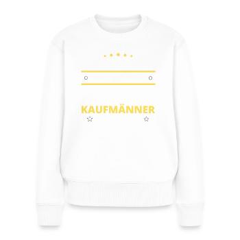Merchants Gift - Two Types of... Design - Women's Premium Organic Jumper - white - Front - Julia (174cm)
