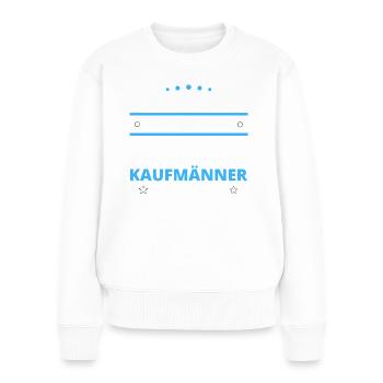 Merchants Gift - Two Types of... Design - Women's Premium Organic Jumper - white - Front - Julia (174cm)