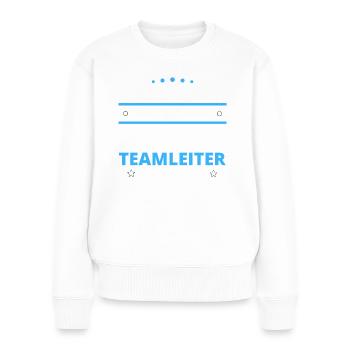 Teamleiter Geschenk - zwei Arten von... Design - Frauen Premium Bio Pullover - Weiß - Vorne - Julia (174cm)