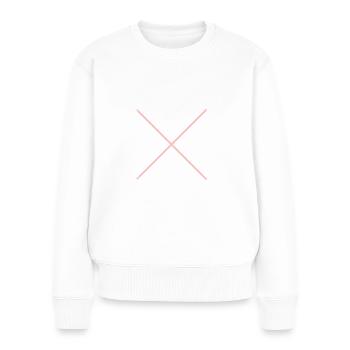 JGA 2023 - Junggesellenabschied Hochzeit Braut - Frauen Premium Bio Pullover - Weiß - Vorne - Julia (174cm)