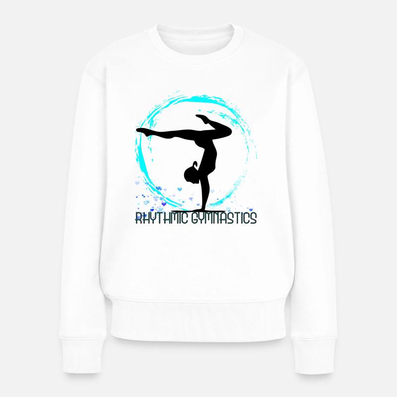 Gymnastique rythmique - Pull Premium bio Femme - blanc