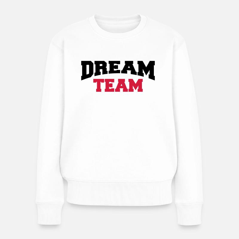 Dream Team - Pull Premium bio Femme - blanc