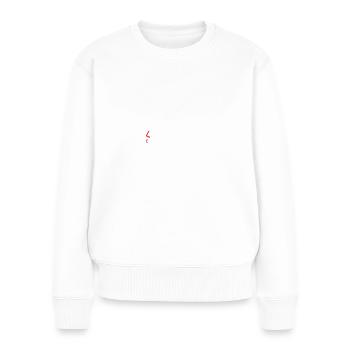 Erzieher mit Herz Erzieherin Nerven Stress Nerven - Frauen Premium Bio Pullover - Weiß - Vorne - Julia (174cm)