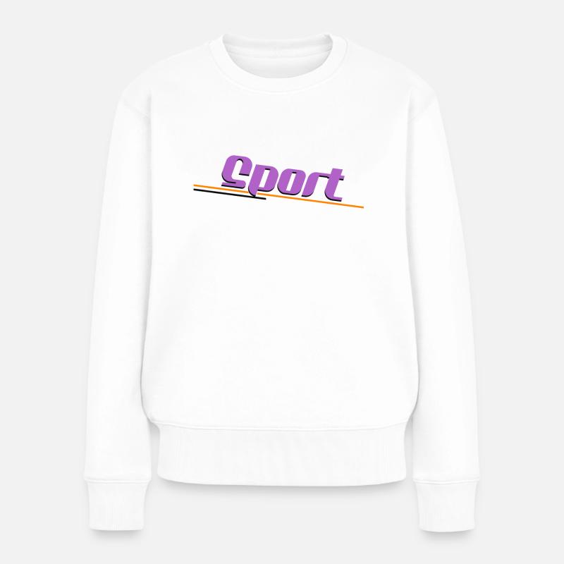 Sport - Pull Premium bio Femme - blanc