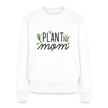 Plant Maman - Pull Premium bio Femme - blanc - Devant - Julia (174cm)