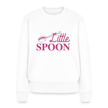 Big Spoon And Little Spoon - Women's Premium Organic Jumper - white - Front - Julia (174cm)