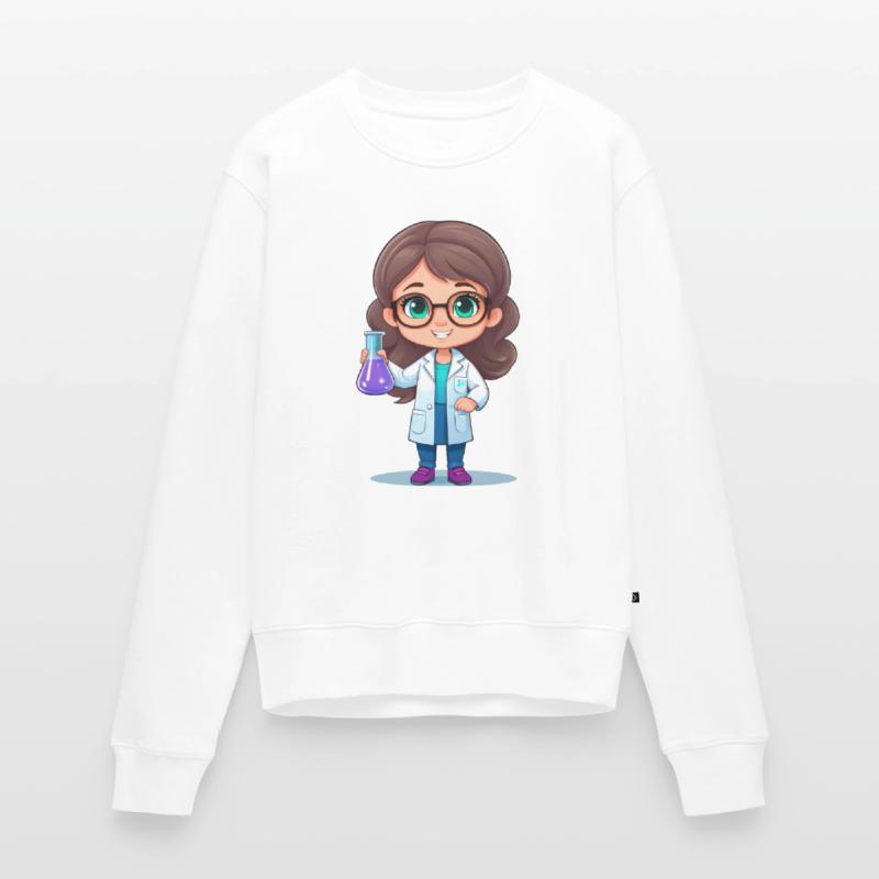 Chemikerin oder Laborantin oder Wissenschaftlerin Frauen Premium Bio Pullover