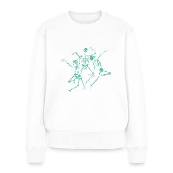Chiropraktiker Chiropraktik - Frauen Premium Bio Pullover - Weiß - Vorne - Julia (174cm)
