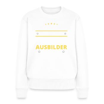 Instructor Gift - Two Types of... Design - Women's Premium Organic Jumper - white - Front - Julia (174cm)