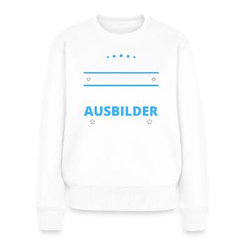 Instructor Gift - Two Types of... Design - Women's Premium Organic Jumper - white - Front - Julia (174cm)