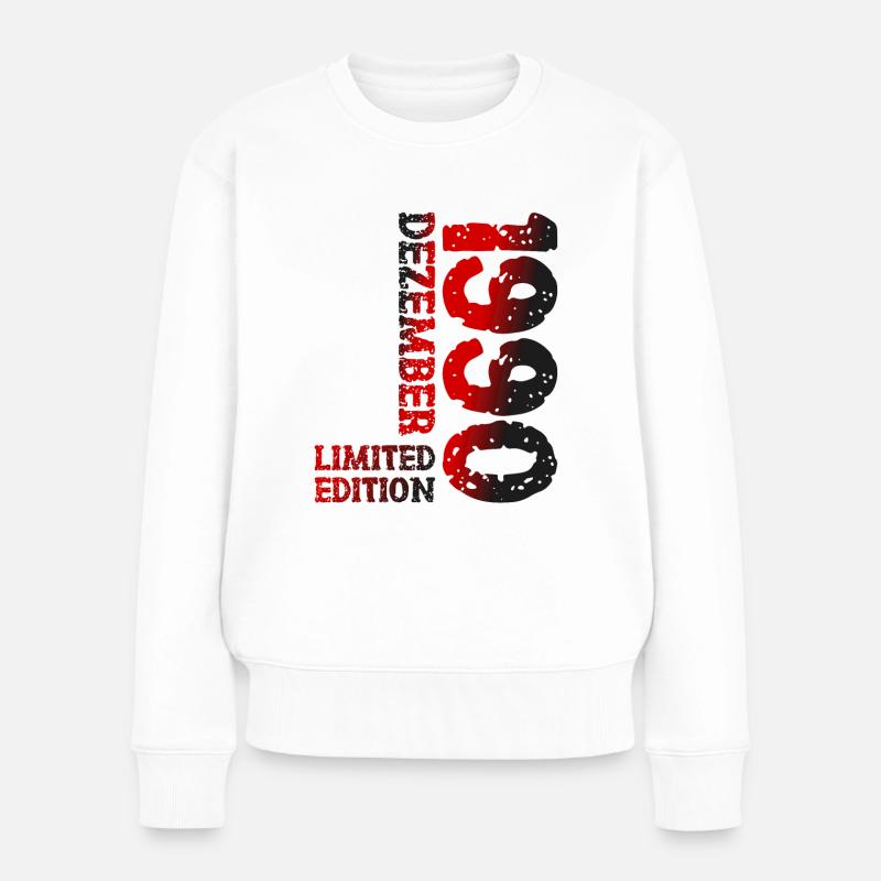 1990 décembre édition limitée 33e anniversaire décoration - Pull Premium bio Femme - blanc