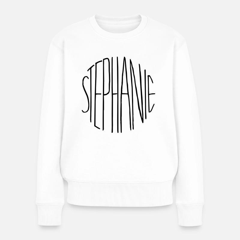Stephanie - Women's Premium Organic Jumper - white