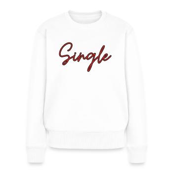 Single - Women's Premium Organic Jumper - white - Front - Julia (174cm)