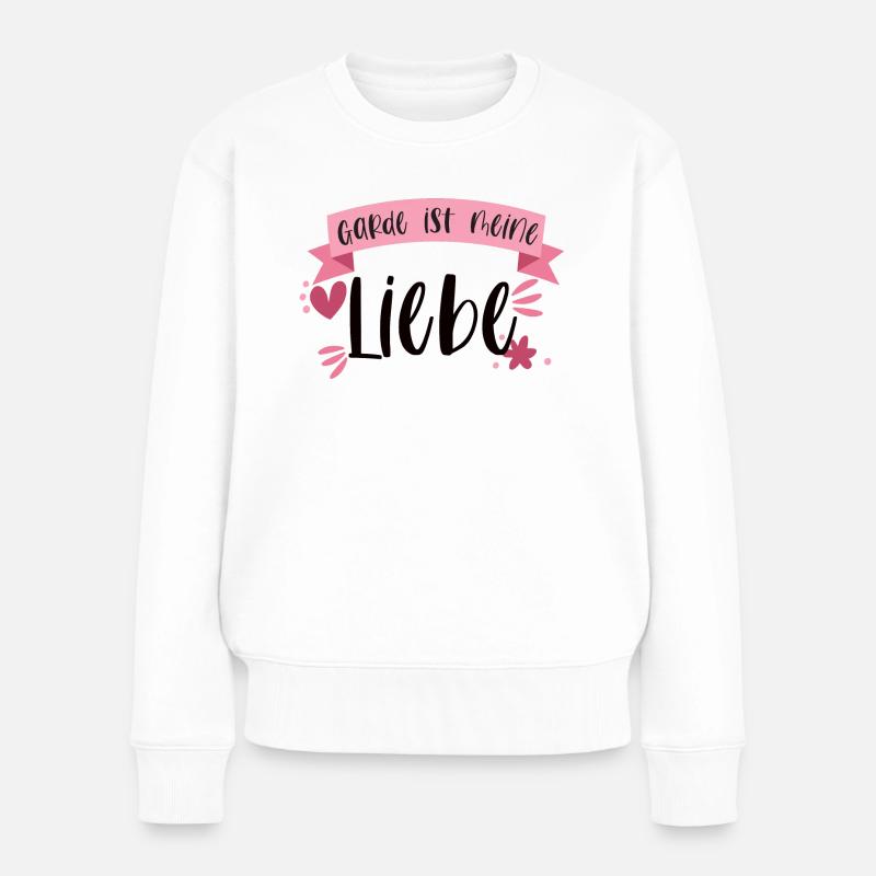 Garde Liebe Fasching Karneval Tanzen Geschenk - Frauen Premium Bio Pullover - Weiß