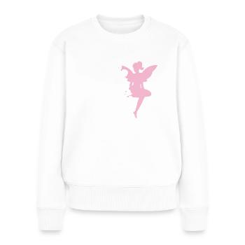 Im So Fabulous I Fart Fairy Dust - Frauen Premium Bio Pullover - Weiß - Vorne - Julia (174cm)