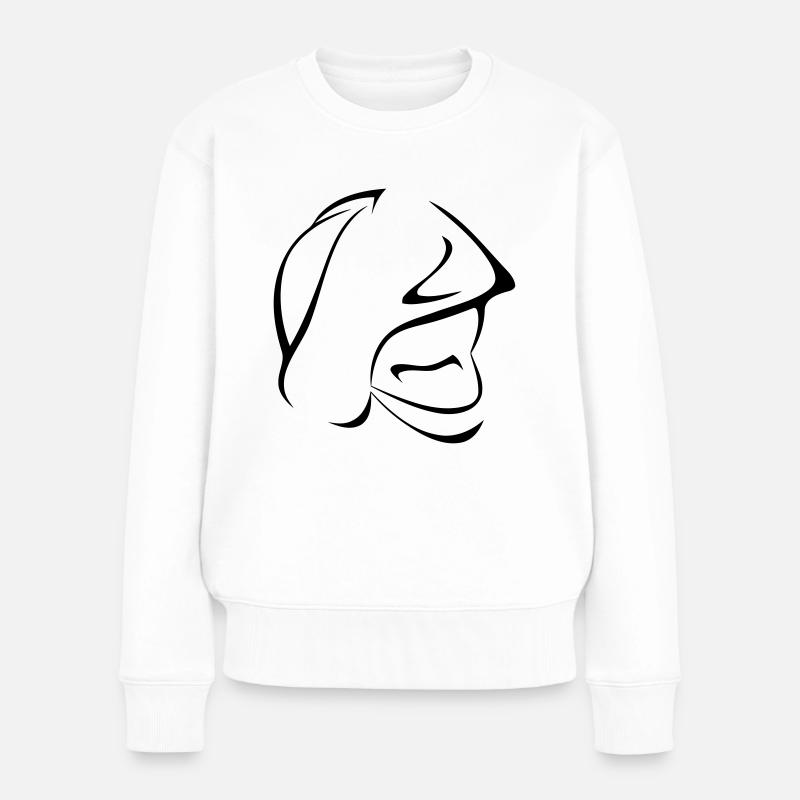 casque pompiers - Pull Premium bio Femme - blanc
