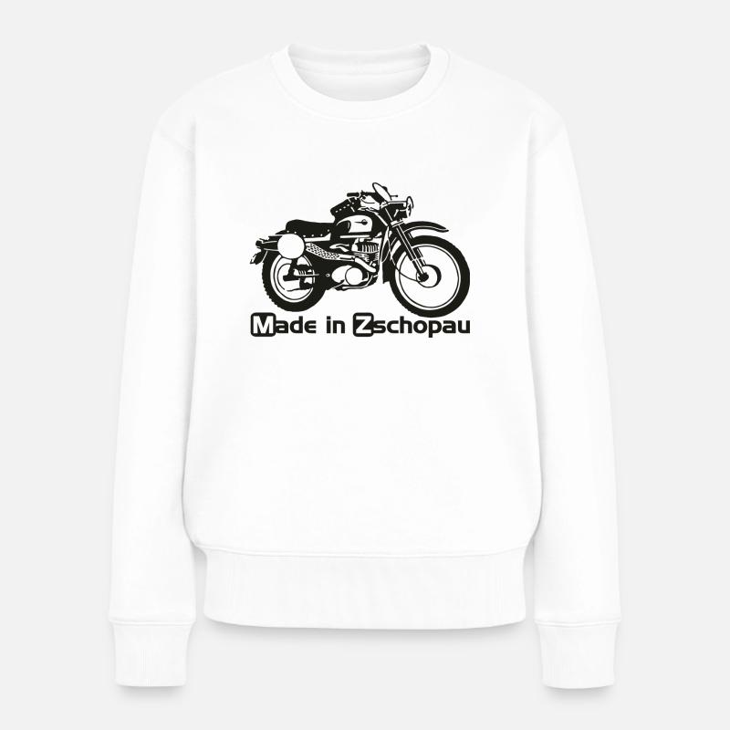MZ ETS250 GS - Frauen Premium Bio Pullover - Weiß