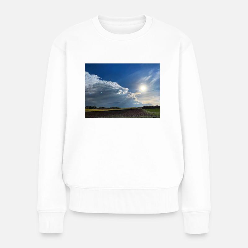 Nature et météo - Pull Premium bio Femme - blanc