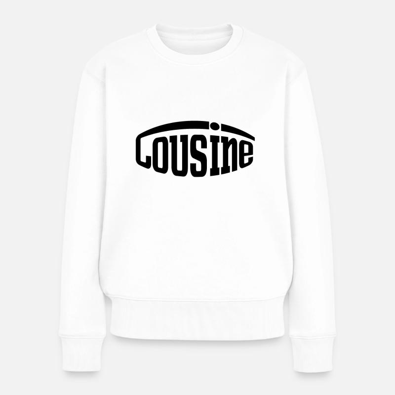 Cousine - Frauen Premium Bio Pullover - Weiß