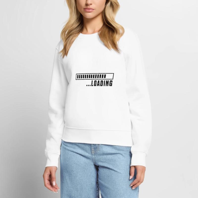 loading bar Women's Premium Organic Jumper