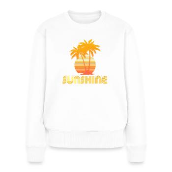 Sunshine - Pull Premium bio Femme - blanc - Devant - Julia (174cm)