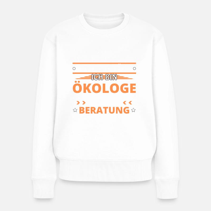 Je me parle à soi-même - Édition écologiste - Pull Premium bio Femme - blanc